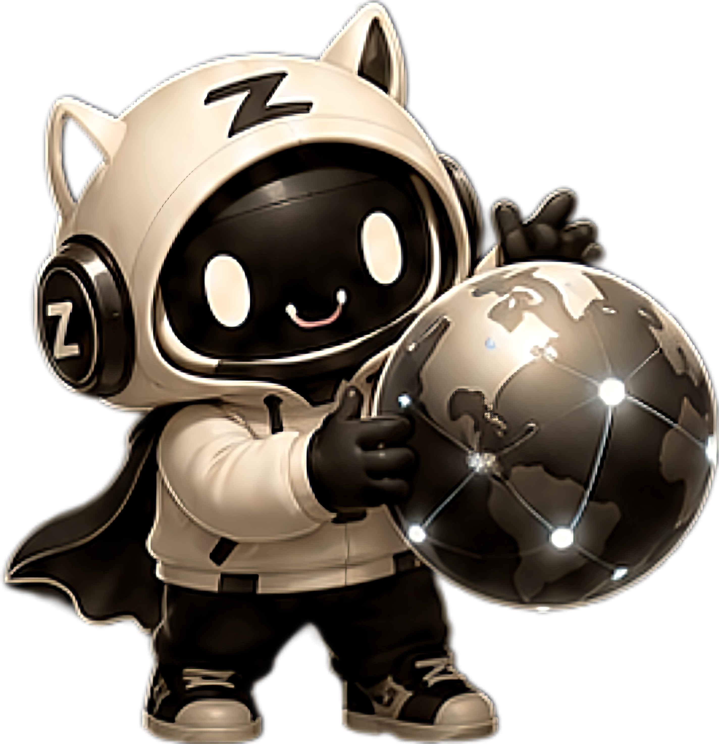 Z-Globe Mascot
